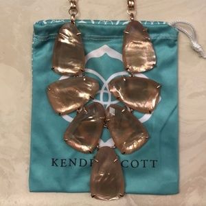 Kendra Scott Peach Illusion Harlow in Rose Gold